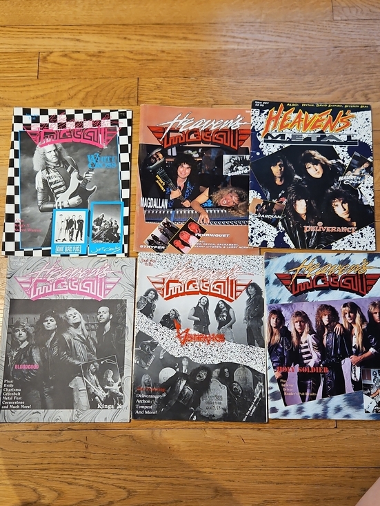 Other - 6 Heaven's Metal Christian Magazines